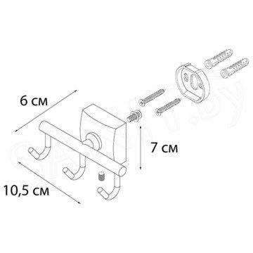 Крючок Fixsen Kvadro FX-61305C