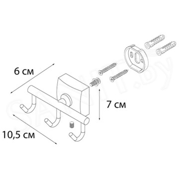 Крючок Fixsen Kvadro FX-61305C