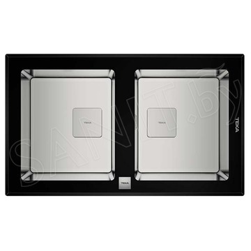 Кухонная мойка TEKA Diamond RS15 2B 86 Black с клапаном-автоматом