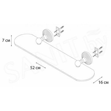 Полка Fixsen Retro FX-83803