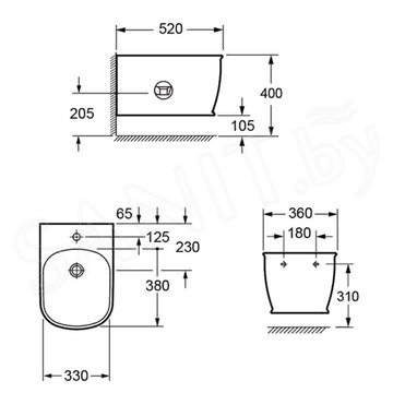 Комплект инсталляции 2 в 1 Lavinia Boho Relfix Bell Pro 77070253