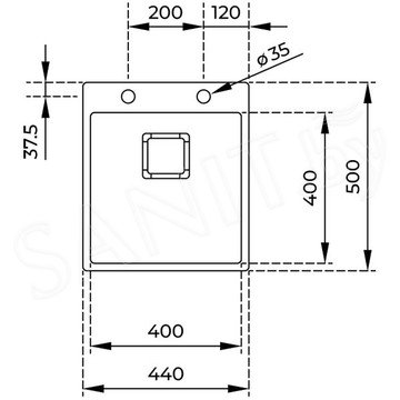 Кухонная мойка TEKA Forlinea RS15 40.40 / 50.40