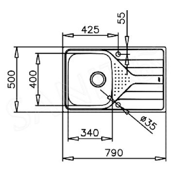 Кухонная мойка TEKA Universe 45 1B 1D