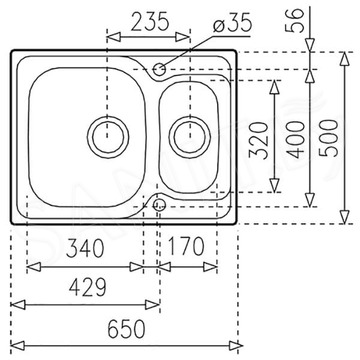 Кухонная мойка TEKA Universe 60 T-XP 1 1/2B