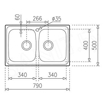 Кухонная мойка TEKA Universe 80 T-XN 2B / 80 T-XP 2B