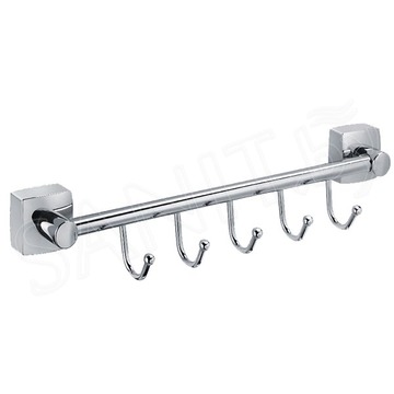 Планка с крючками Fixsen Kvadro FX-61305B-5