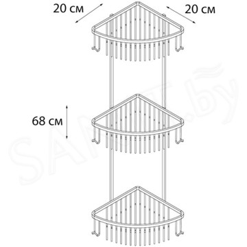 Полка Fixsen FX-858-3