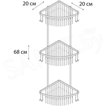 Полка Fixsen FX-858-3
