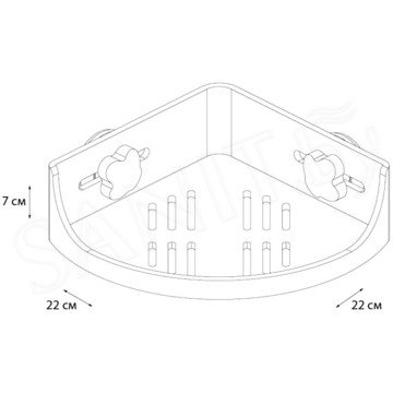 Полка Fixsen Element GR-3310