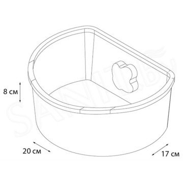 Полка Fixsen Element GR-7325