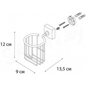 Держатель для освежителя воздуха Fixsen Kvadro FX-61314