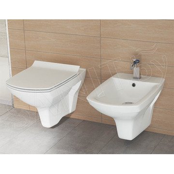 Подвесной унитаз Cersanit Carina New Clean On 011 Slim lift