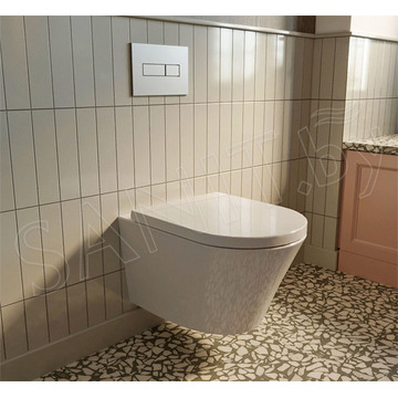 Комплект инсталляции Berges Novum 525 c кнопкой L3, унитазом Lavinia Boho Biore Compacto и смесителем Roxen Santi 500940-CH