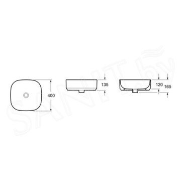 Умывальник Lavinia Boho Bathroom Sink Slim 33311006
