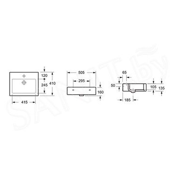 Умывальник Lavinia Boho Bathroom Sink Slim 33311014