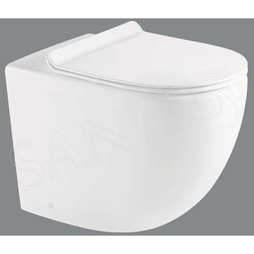 Подвесной унитаз BelBagno Sfera-R BB046CHR безободковый