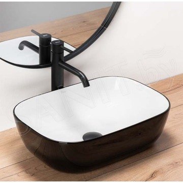 Умывальник Rea Belinda White Black
