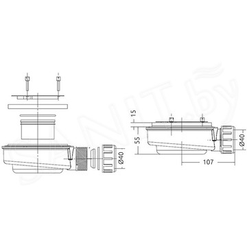 Сифон для душевого поддона Radaway HS1