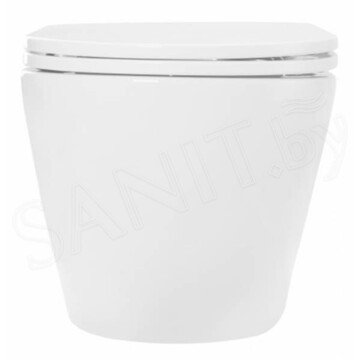 Подвесной унитаз Rea Carlo Mini Rimless Basic C6200