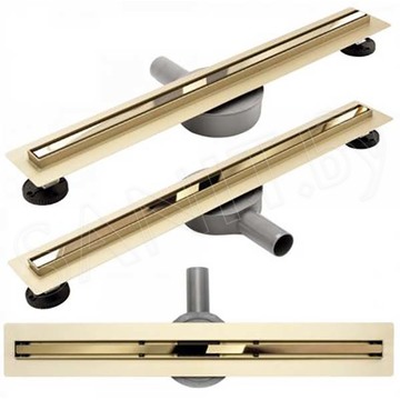 Душевой трап Rea Neo Slim Pro L Gold Mirror 50 / 60 / 70 / 80 / 90 / 100