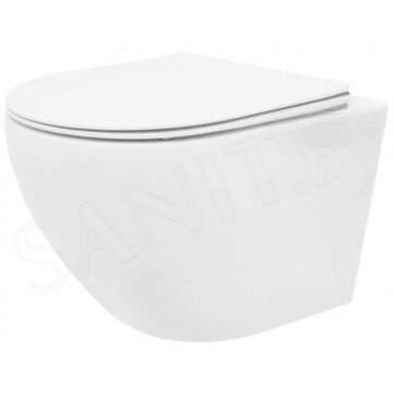 Подвесной унитаз Rea Carlo Rimless C2761