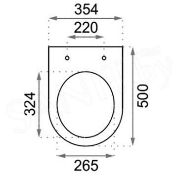 Подвесной унитаз Rea Porter Rimless C1401
