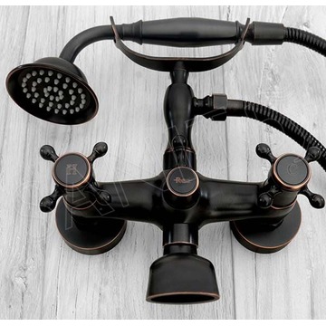 Смеситель для ванны Rea Retro Old Black REA-B0224