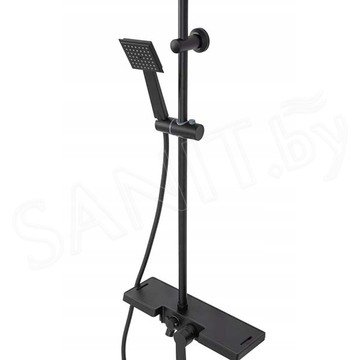 Душевая стойка Rea Bravo Black REA-P0636