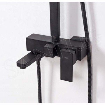 Душевая стойка Rea Fort Black REA-P9861