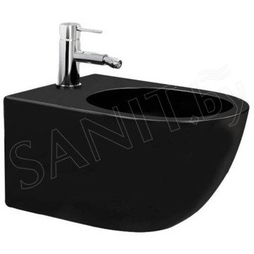 Подвесное биде Rea Carlo Mini Black Mat C9901 / Black C6380