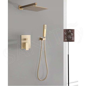 Душевая система Rea Bento Gold REA-P4893 встраиваемая