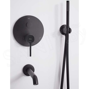 Душевая система Rea Lungo Black REA-P4112 встраиваемая