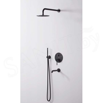 Душевая система Rea Lungo Black REA-P4112 встраиваемая