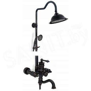 Душевая стойка Rea Vintage Old Black REA-P2367