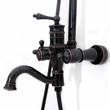 Душевая стойка Rea Vintage Old Black REA-P2367