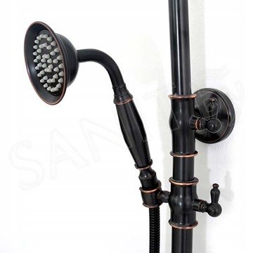 Душевая стойка Rea Vintage Old Black REA-P2367