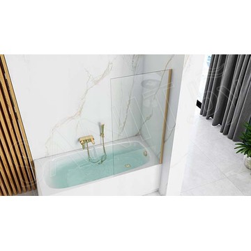 Душевая шторка на ванну Rea Elegant Gold 70 / 80