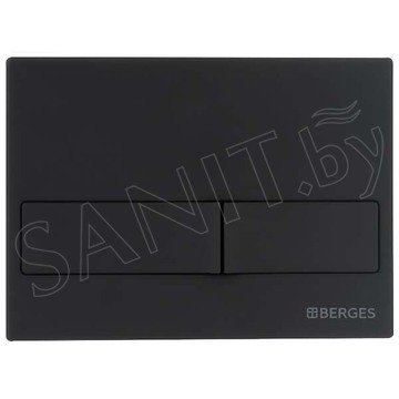 Инсталляция Berges Novum c кнопкой L5 Soft Touch черной матовой