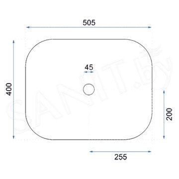 Умывальник Rea Mona Slim U6300