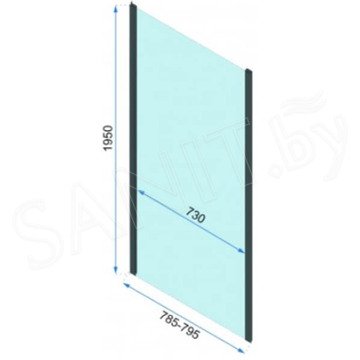 Душевой уголок Rea Rapid Swing 130