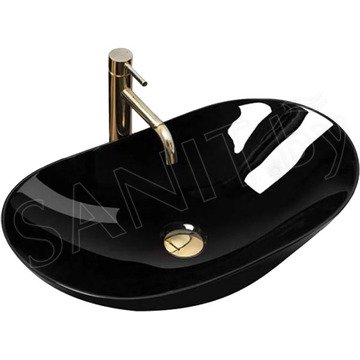 Умывальник Rea Royal Black U0445 / Mat U0442