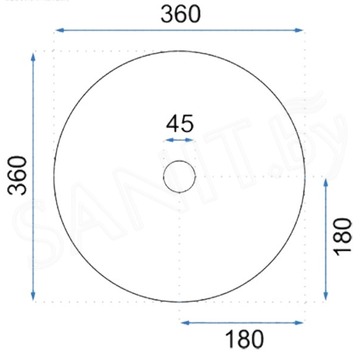 Умывальник Rea Sami Marble Mat U8703