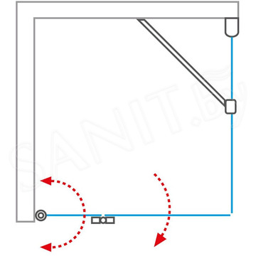 Душевой уголок Roth (Roltechnik) Tower Line TZOL1 + TB