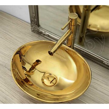Умывальник Rea Sofia Gold N U9015