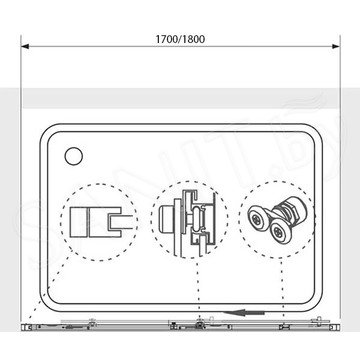 Душевая шторка на ванну RGW Screens SC-45-B