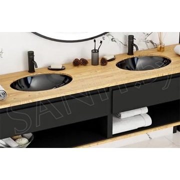 Умывальник Rea Nel Black U1023