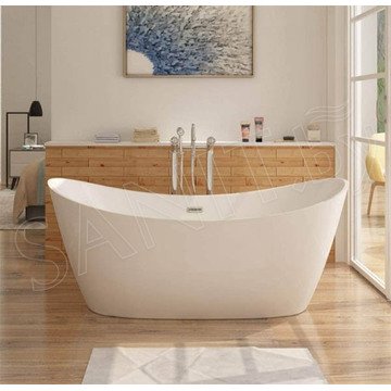 Акриловая ванна Calani Lotus White