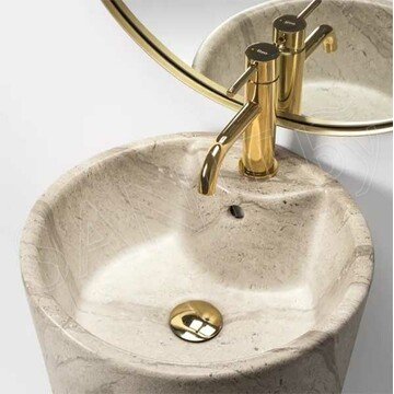 Умывальник Rea Blanka Natural Matt U4664 напольный