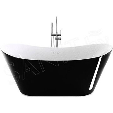 Акриловая ванна Calani Lotus White Black