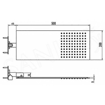 Верхний душ RGW Shower Panels SP-63